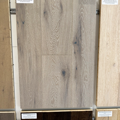 Windsor Engineered Real Wood Oak White Brushed Grey UV Lacquered